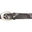 Silbergift Damengürtel Echt Leder 35mm Schwarz Metallic 85