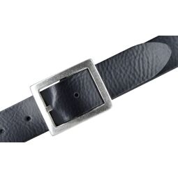 Mytem Gear Damengürtel Nappa eckige Schnalle 3,5 cm schwarz 110