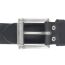 Mytem Gear Gürtel mit Edelstahlschnalle 4 cm Leder 4 cm schwarz 120