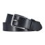 Mytem Gear Gürtel Leder mit Schließe aus Edelstahl 3,5 cm schwarz 100
