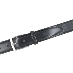 Anzuggürtel schwarz 3,5 cm Leder